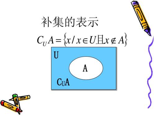 数学集合中CuA补集是什么意思？