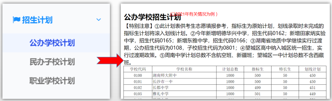长沙中考志愿填报
