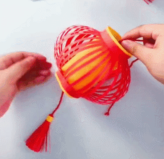 元宵节手工制作红灯笼