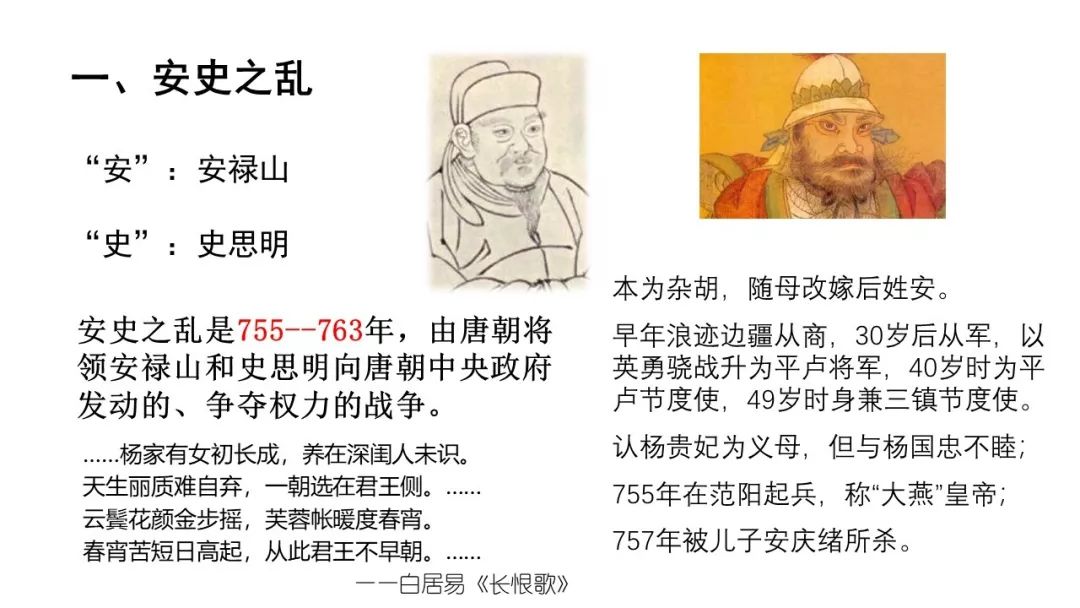 唐朝安史之乱